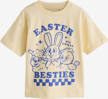 T-Shirt Next en jaune : devant