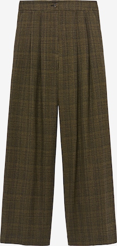 regular Pantaloni con pieghe di Adolfo Dominguez in verde: frontale