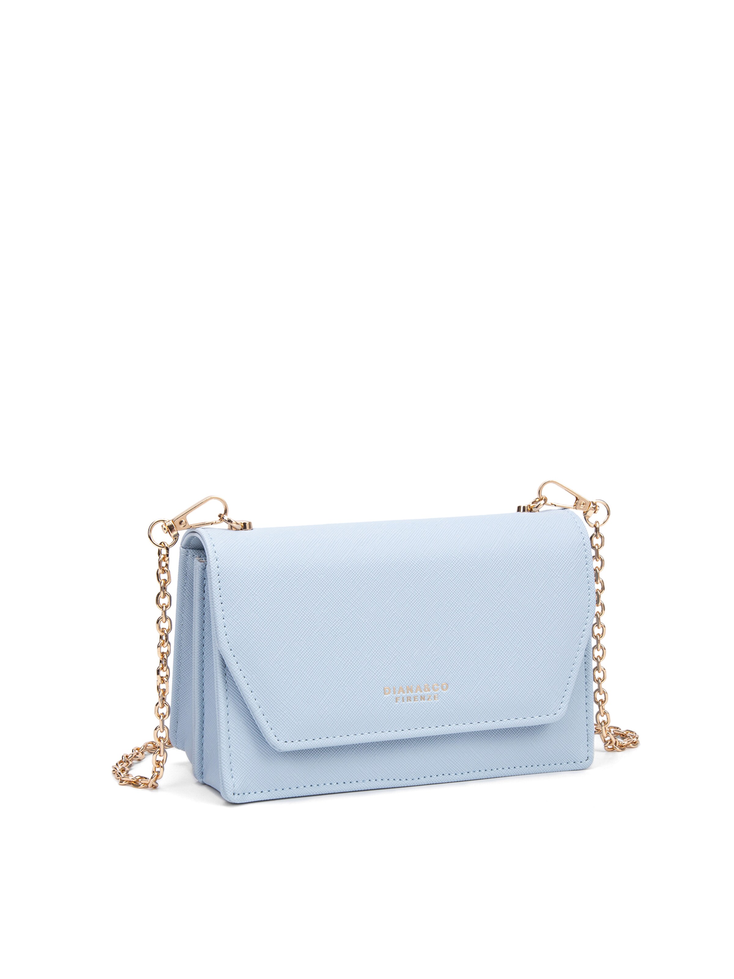 Borsa a tracolla 'Borsa a Tracolla Donna Diana&Co Poliestere Bottone Magnetico Tracolla Catena Rimovibile' di Diana&Co. in blu