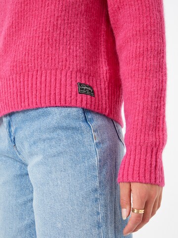 Superdry Sweter w kolorze różowy