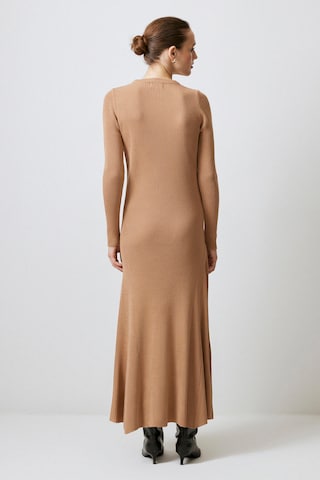 Touche Prive Gebreide jurk in Beige