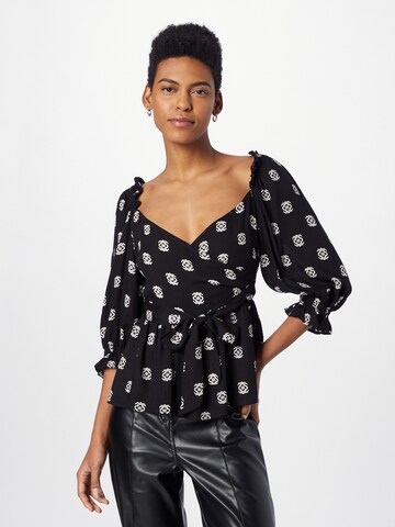 Dorothy Perkins Bluse i sort: forside