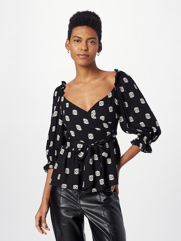 Dorothy Perkins Blus i svart: framsida