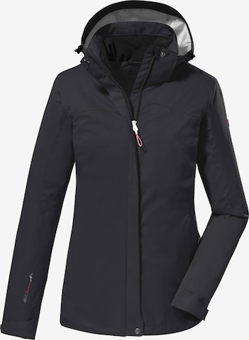 KILLTEC Outdoor Jacket 'KOS 133' in Black: front