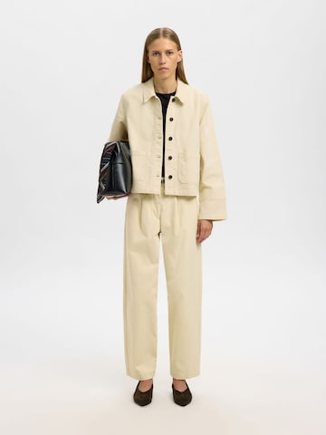 SELECTED - Chaqueta de entretiempo en gris