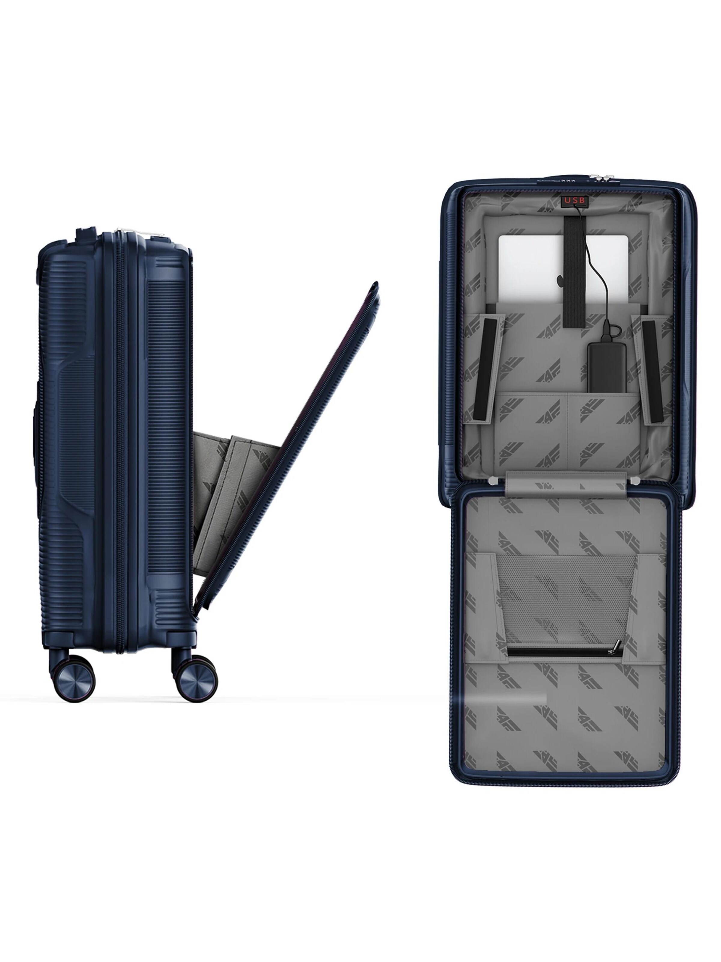 4FLY Kofferset 'Linea Lux'‌‌‌‌‌‌‌‌‌‌ in Blau