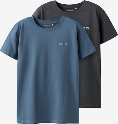 Marškinėliai iš TWO SOON, spalva – mėlyna / pilka / balta, Prekių apžvalga