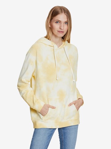 Cartoon Sweatshirt in Beige: front