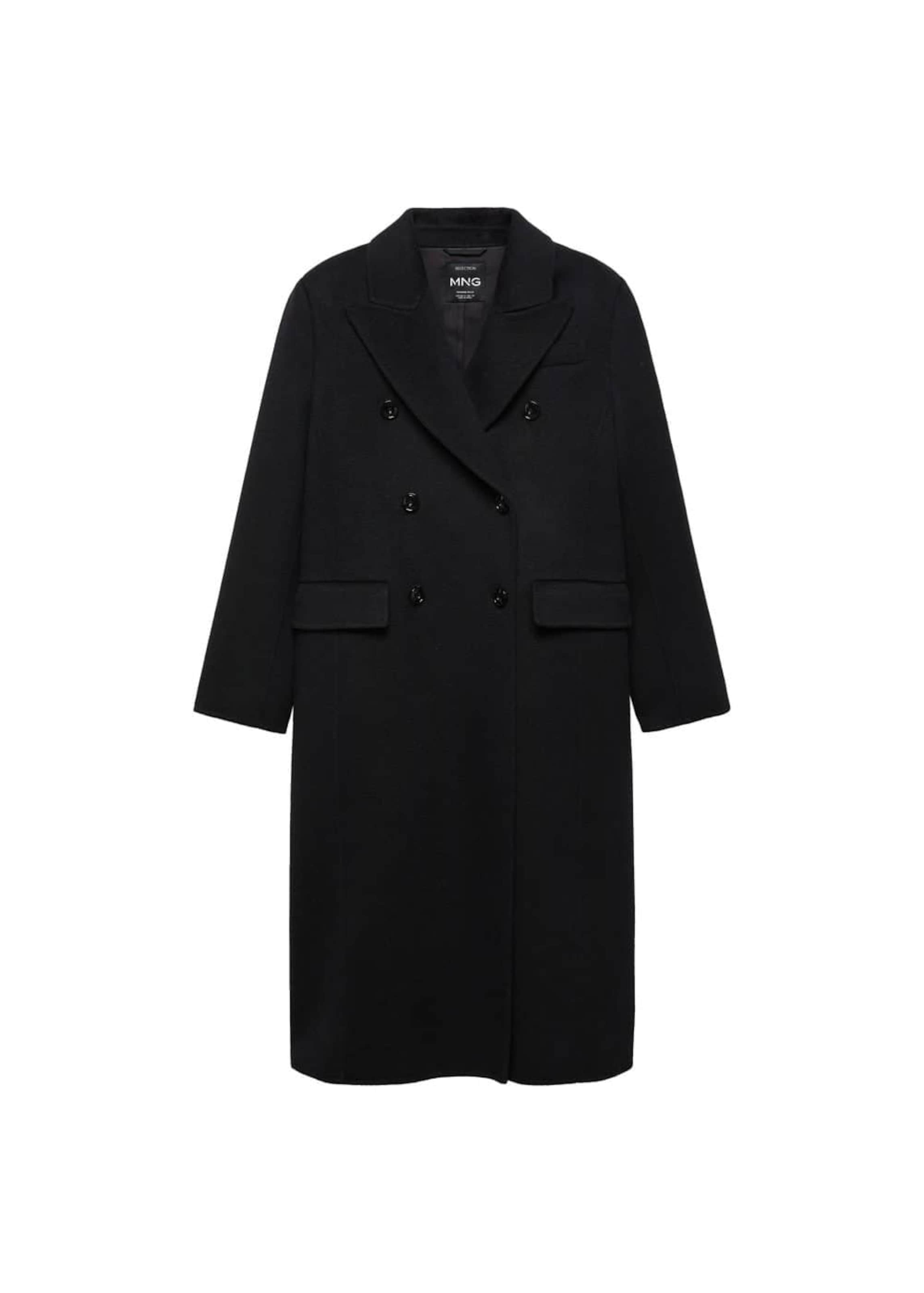 Manteau noir mango new arrivals