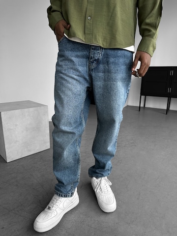 Regular Jean 'Boyfriend Fit Jeans - Blue' Kleidermafia en bleu