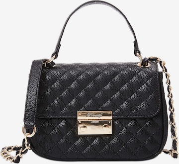 Princely London Schultertasche 'Jacky' in Schwarz: Vorderseite