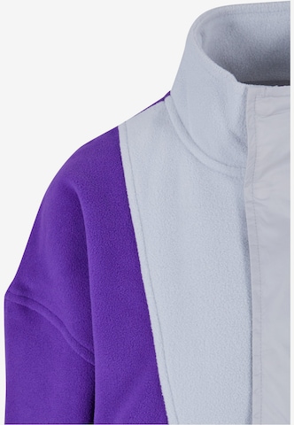 Urban Classics Fleece jas in Lila