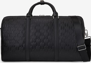 Sac week-end Karl Lagerfeld en noir : devant