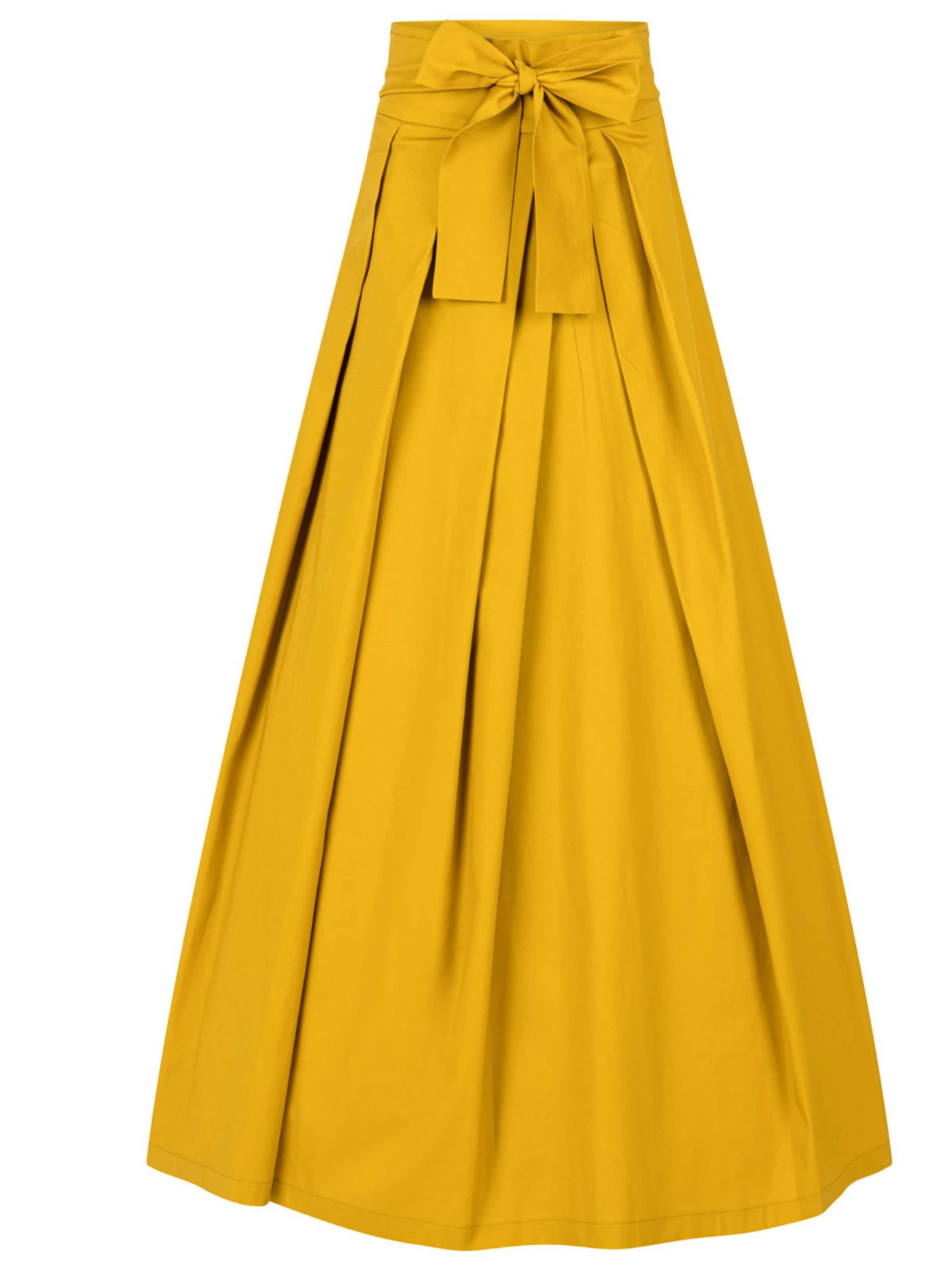 Gonna 'Peony' di Nikka Place in giallo: frontale