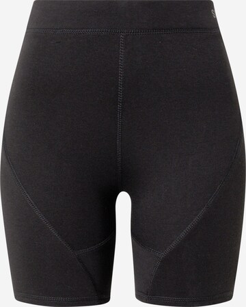 Superdry Skinny Workout Pants in Black: front