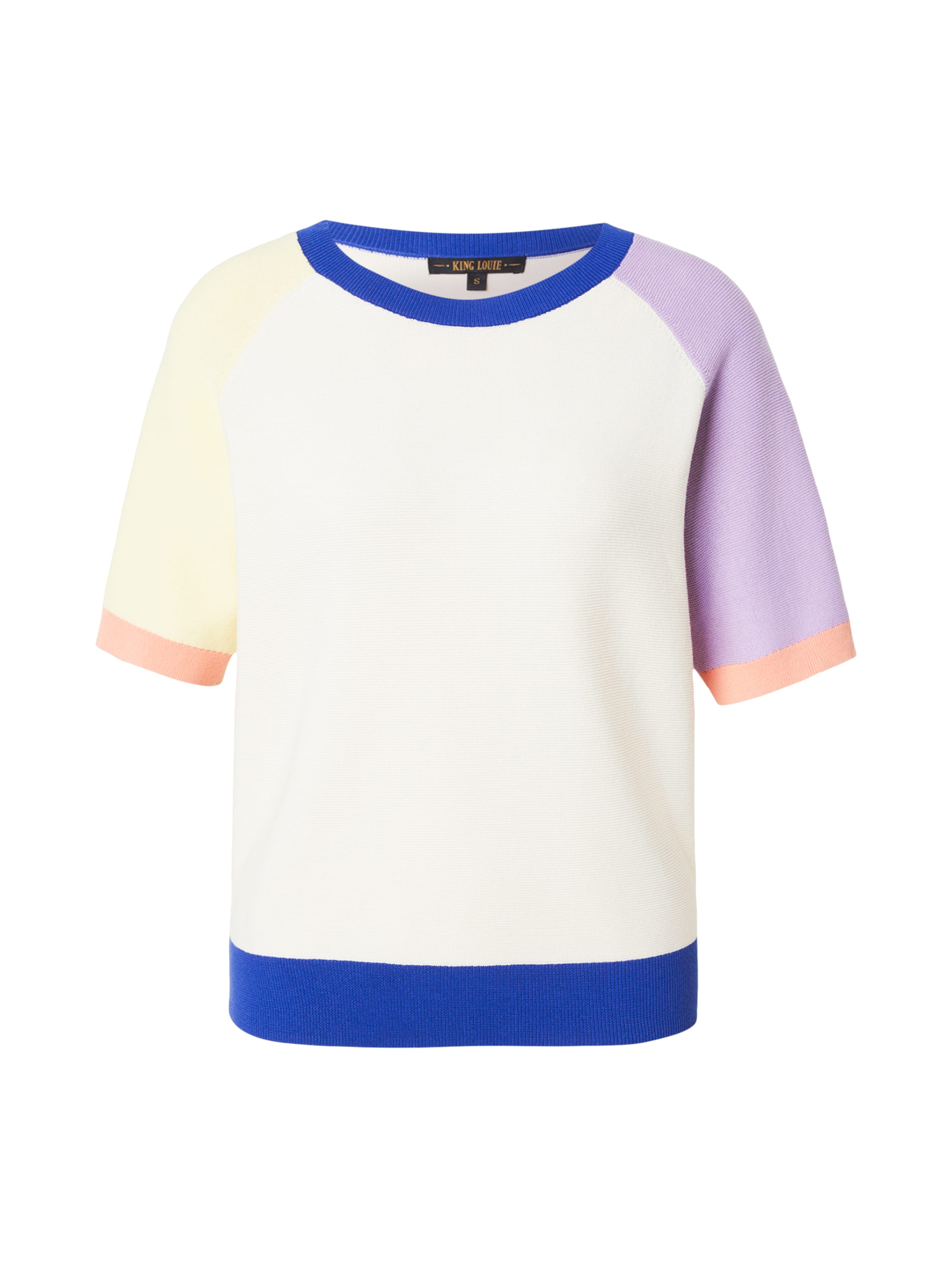 King Louie Pullover 'Niko' in Beige: Vorderseite