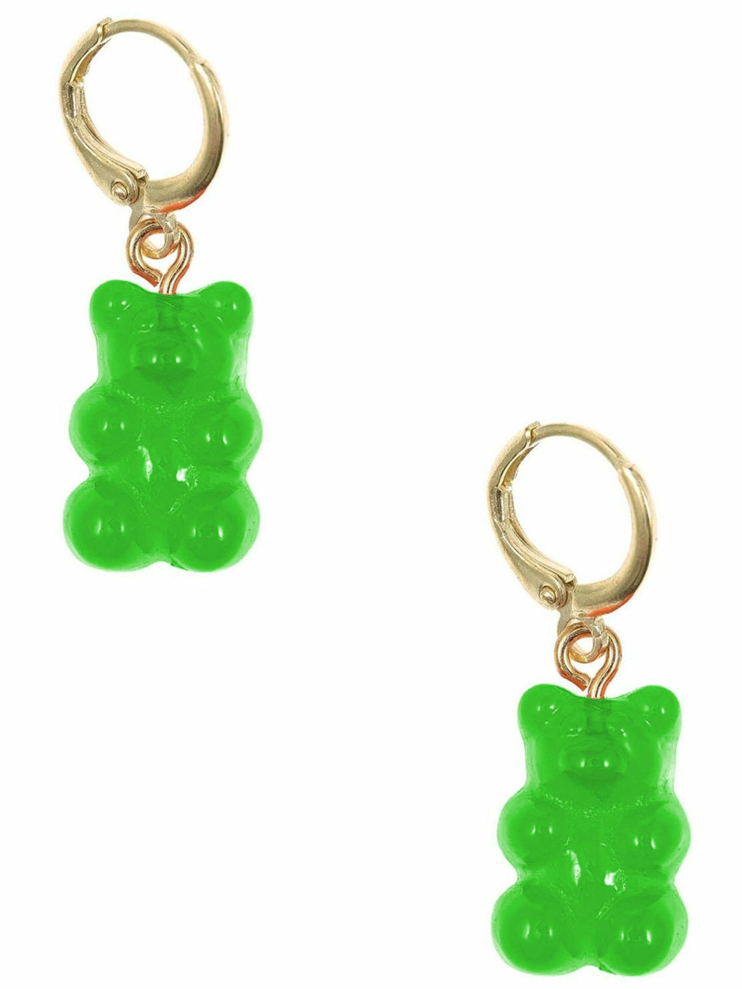 Gemshine Earrings 'Gummibär' in Gold