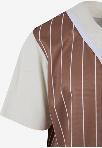 Karl Kani Regular fit Button Up Shirt in Brown