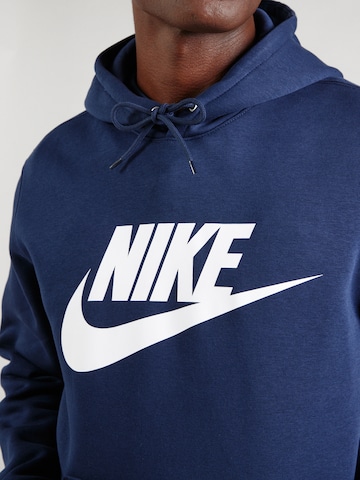 Nike Sportswear Sweatshirt 'CLUB' i blå