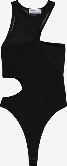Tricou body Bershka pe negru, Vizualizare produs