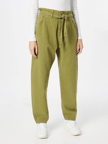 Loosefit Pantalon UNITED COLORS OF BENETTON en vert : devant