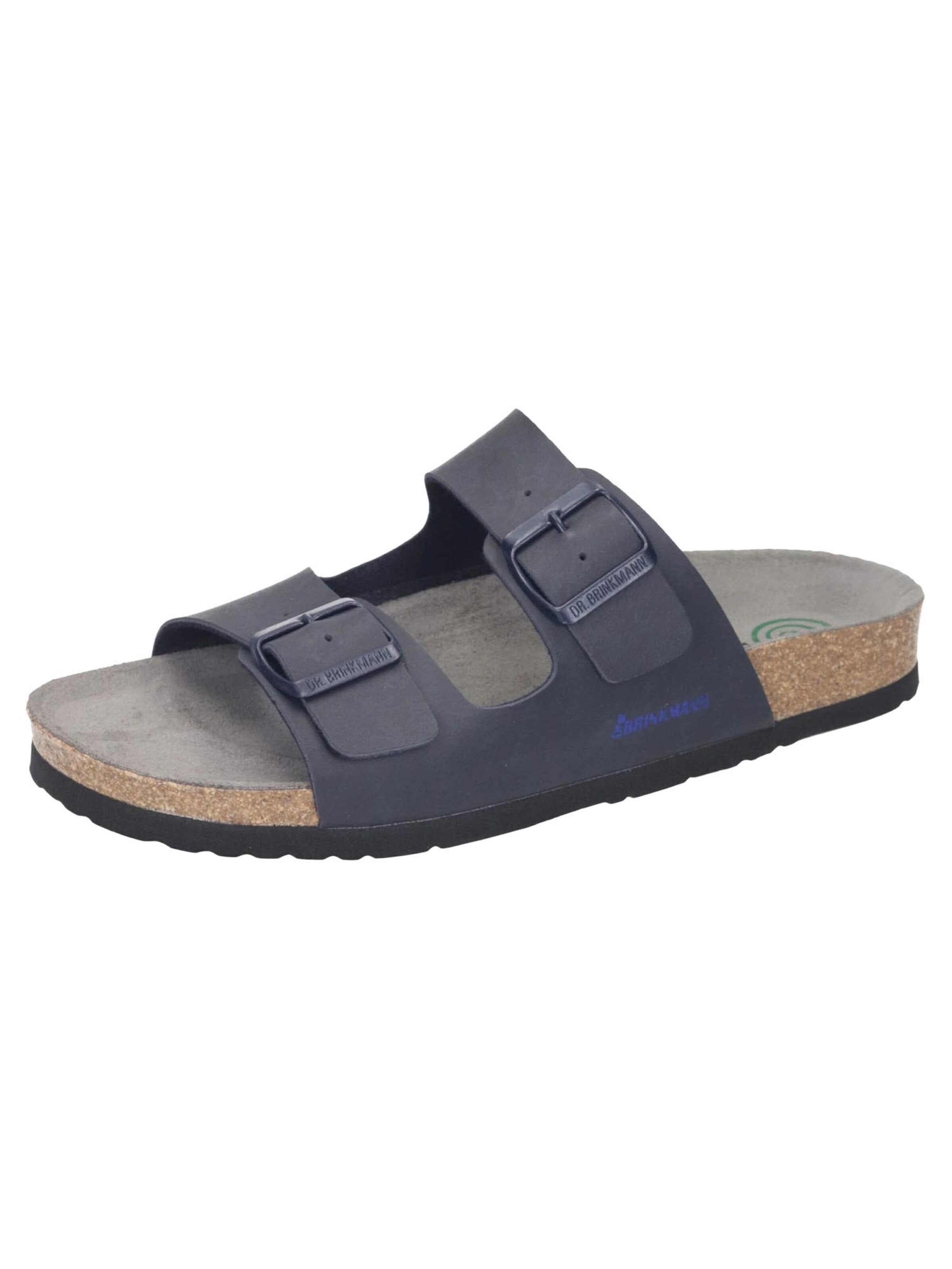 DR. BRINKMANN Pantolette 'Bonillo'‌‌‌‌‌‌ in Blau: Vorderseite