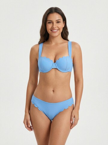 Cupshe Bustier Bikini 'CAA12C5C069TT' in Blau