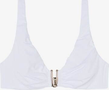 CALZEDONIA Bustier Bikinitop 'DIVA' in Weiß: predná strana