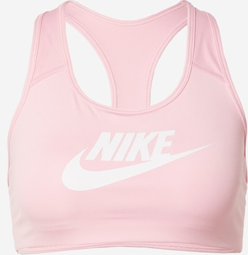 Reggiseno sportivo 'Futura' di NIKE in rosa: frontale