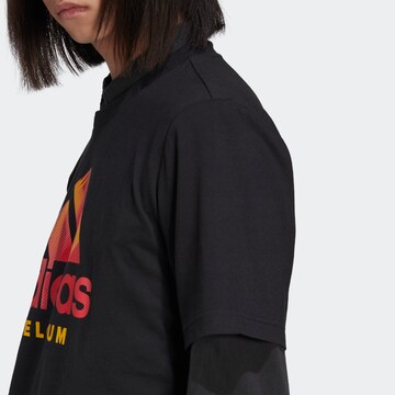 ADIDAS SPORTSWEAR Performance shirt 'Belgium Graphic' in Black