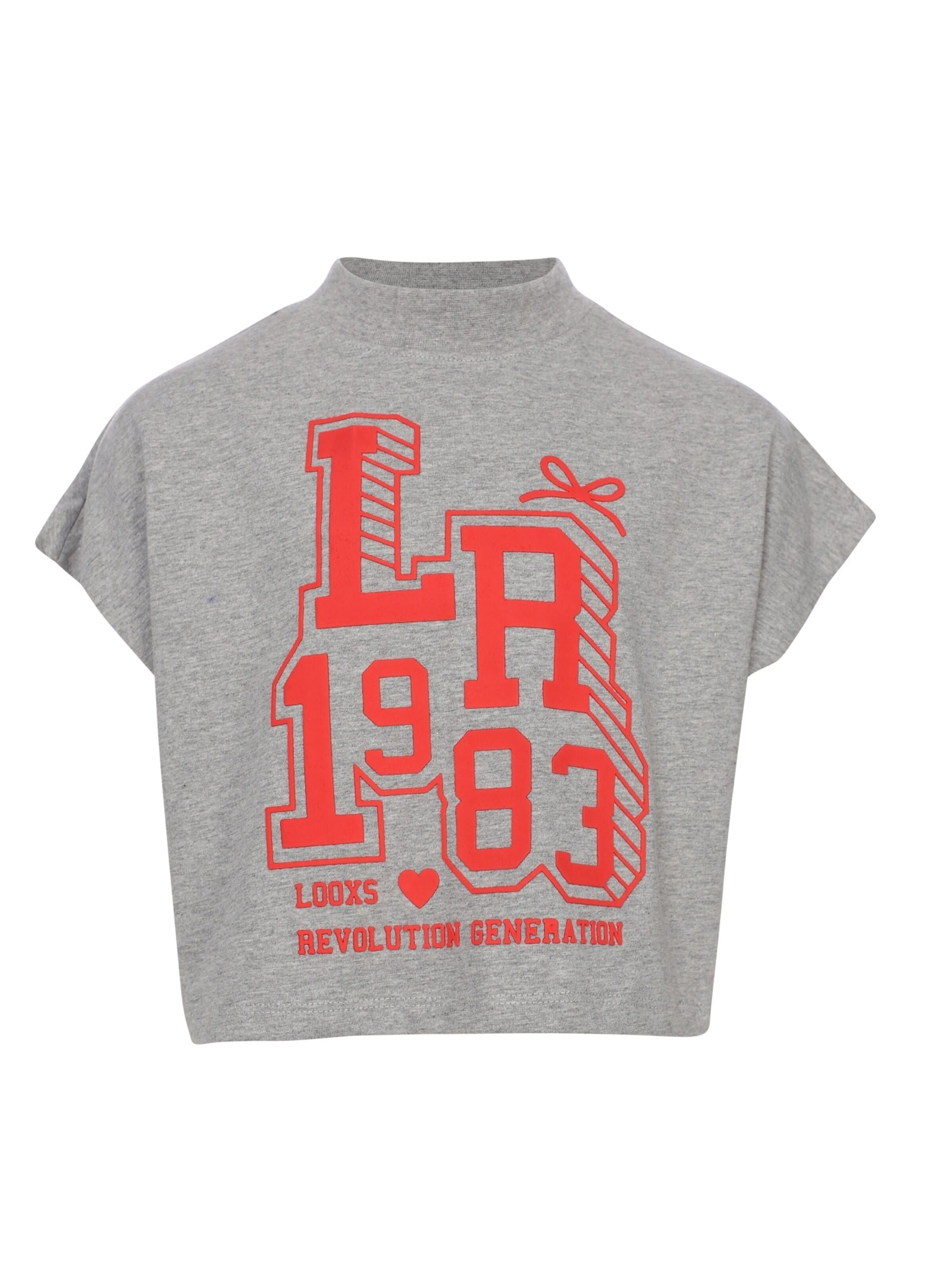Looxs Revolution Shirt‌‌‌‌‌ in Grau: Vorderseite