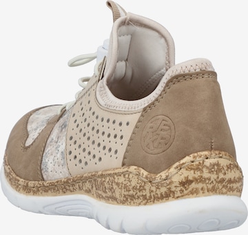 Rieker Sportlicher Schnürschuh in Beige