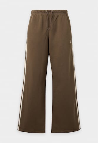 Wide leg Pantaloni de la ADIDAS ORIGINALS pe maro: față