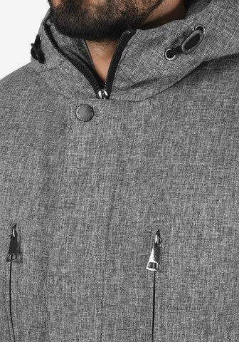 INDICODE JEANS Winter Parka 'Scipio' in Grey