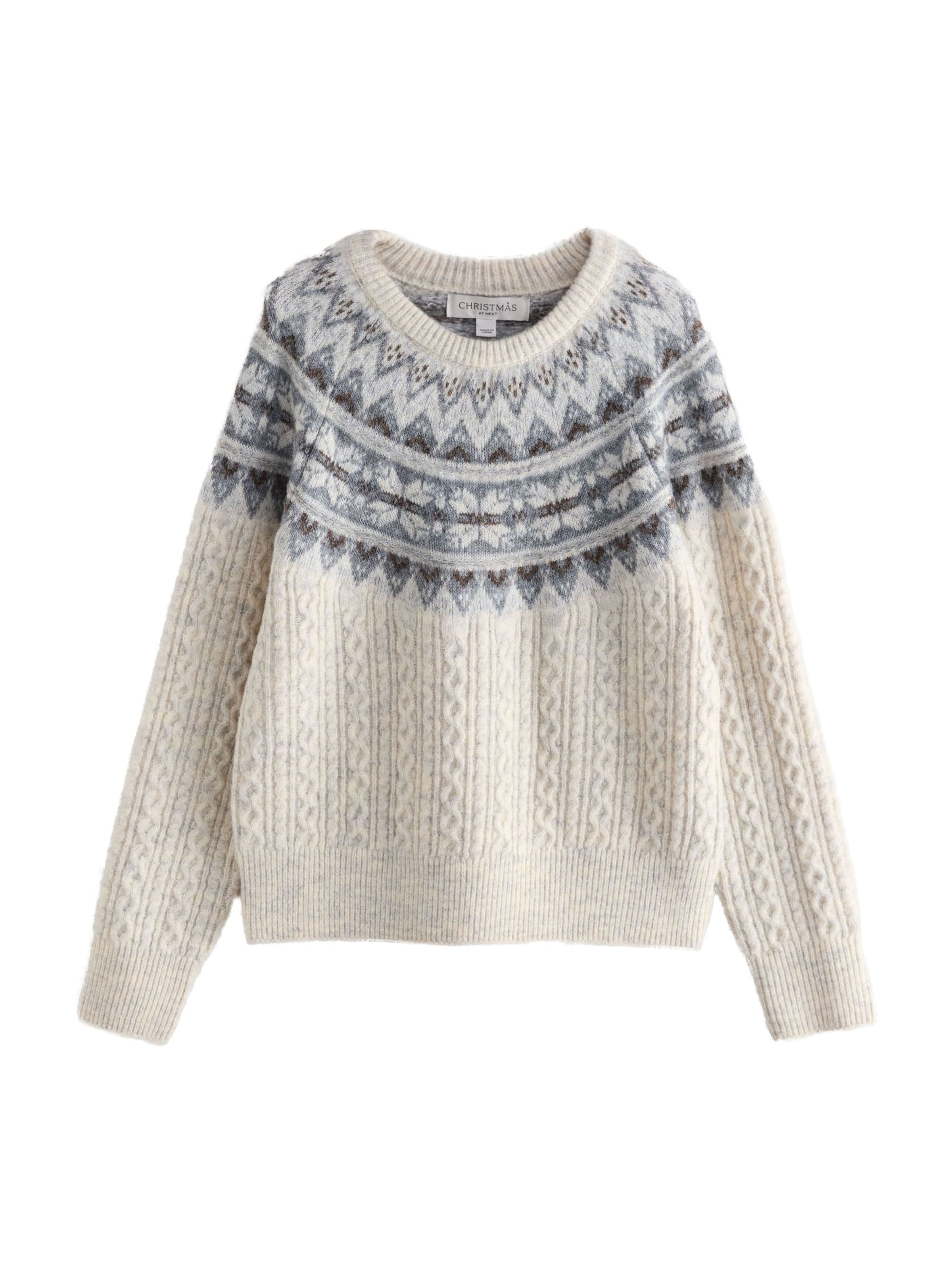 Pulover de la Next pe bej: față