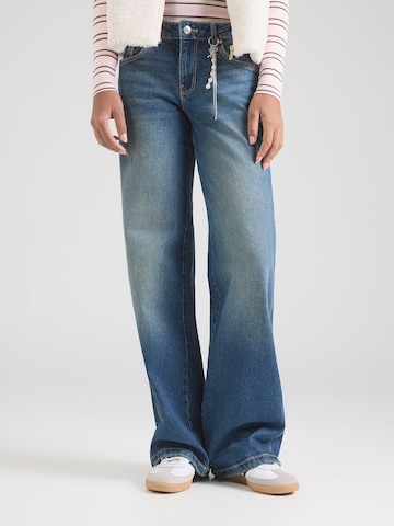 Tally Weijl Wide Leg Jeans in Blau: Vorderseite