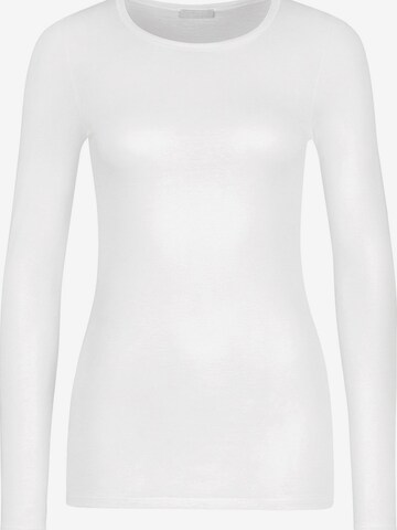 Hanro Longsleeve ' Ultralight ' in Weiß: predná strana