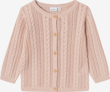 Cardigan NAME IT en rose : devant