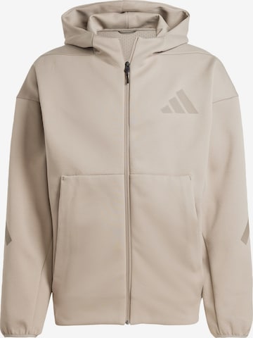 ADIDAS SPORTSWEAR Спортивная кофта 'Z.N.E.' в Бежевый: спереди