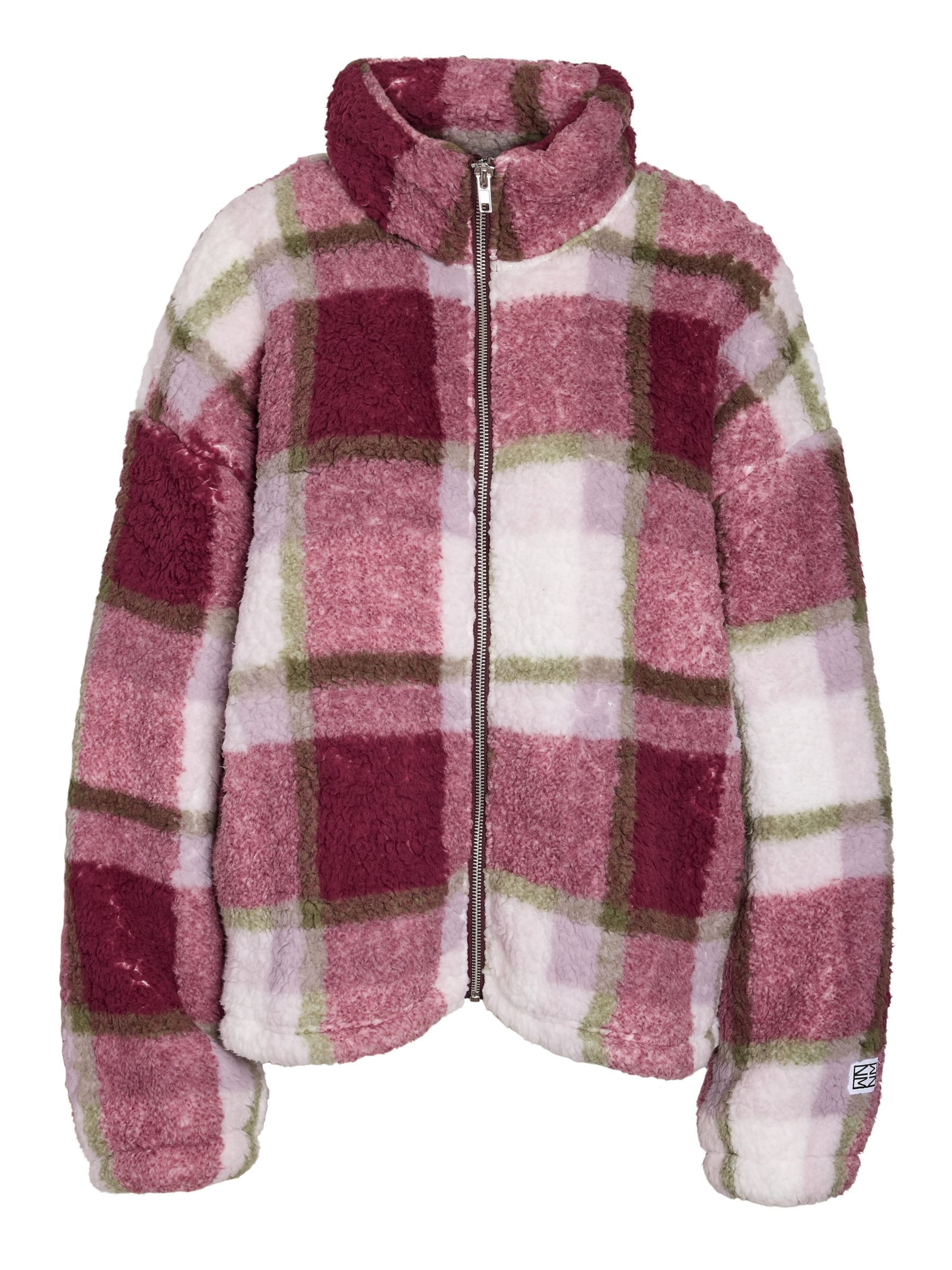 Noisy may Fleece jas in Bruin: voorkant