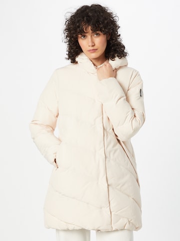 EA7 Emporio Armani Winter coat 'CABAN' in Beige: front