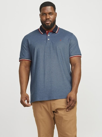 Jack & Jones Plus - Camiseta 'JJEPAULOS' en azul: frente