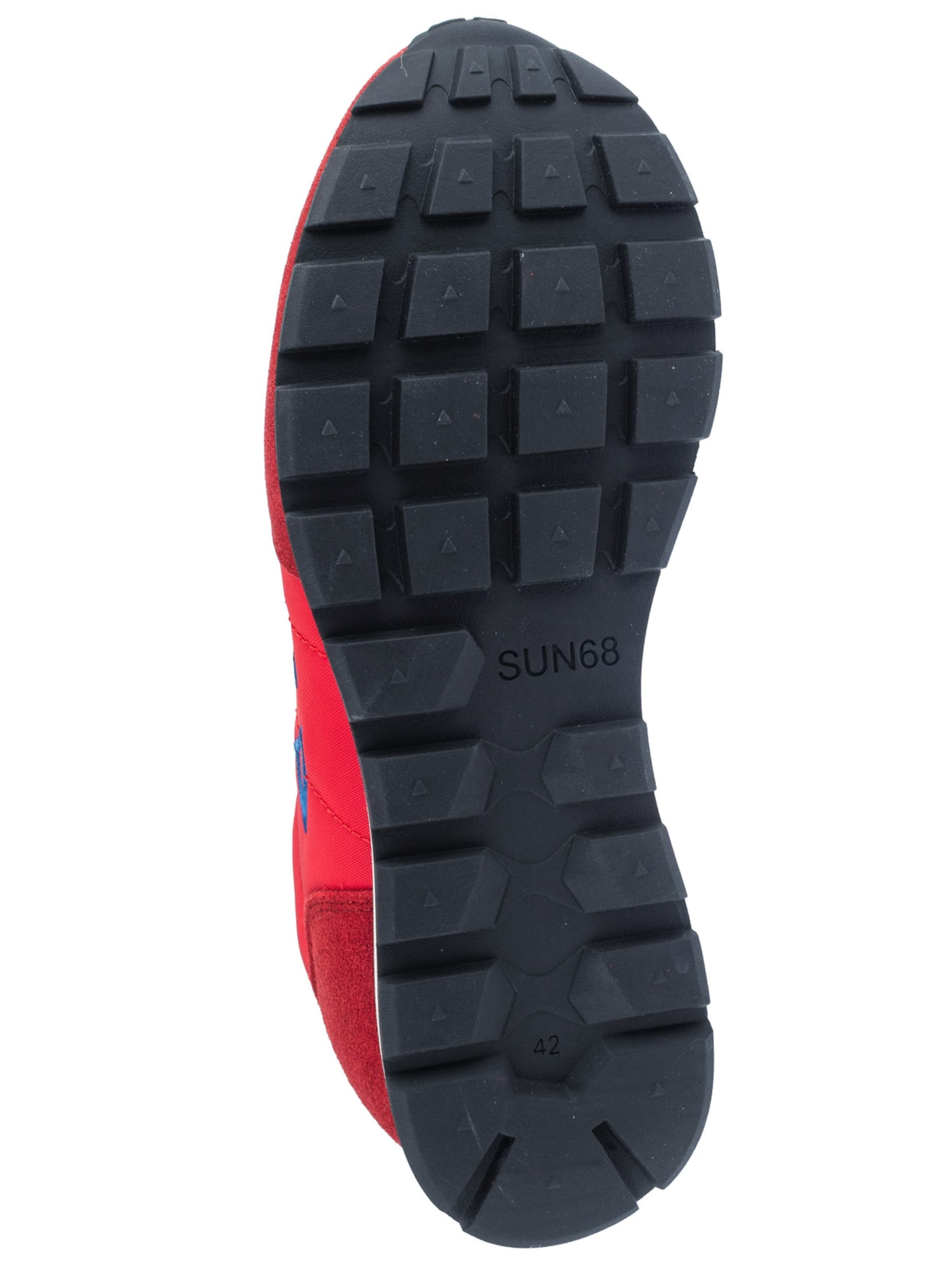 SUN68 Sneaker low 'Tom Solid'‌‌‌ in Rot