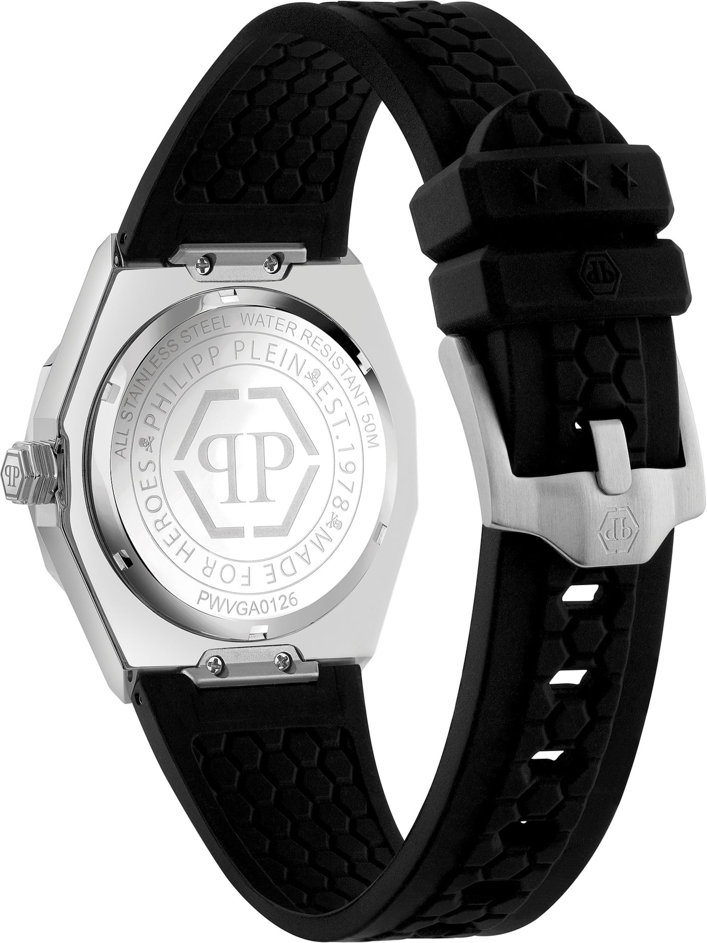 Philipp Plein Uhr in Schwarz