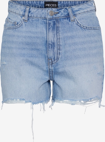 PIECES Regular Jeans 'SUMMER' i blå: forside