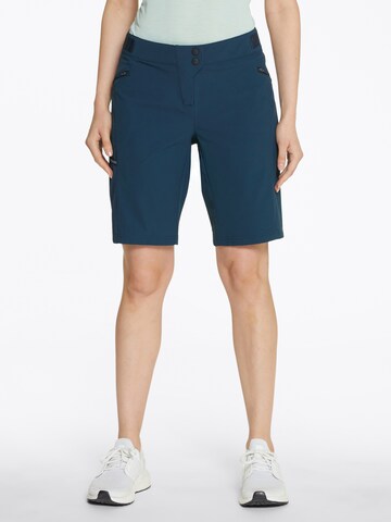 ZIENER Regular Workout Pants 'NEXITA' in Blue: front