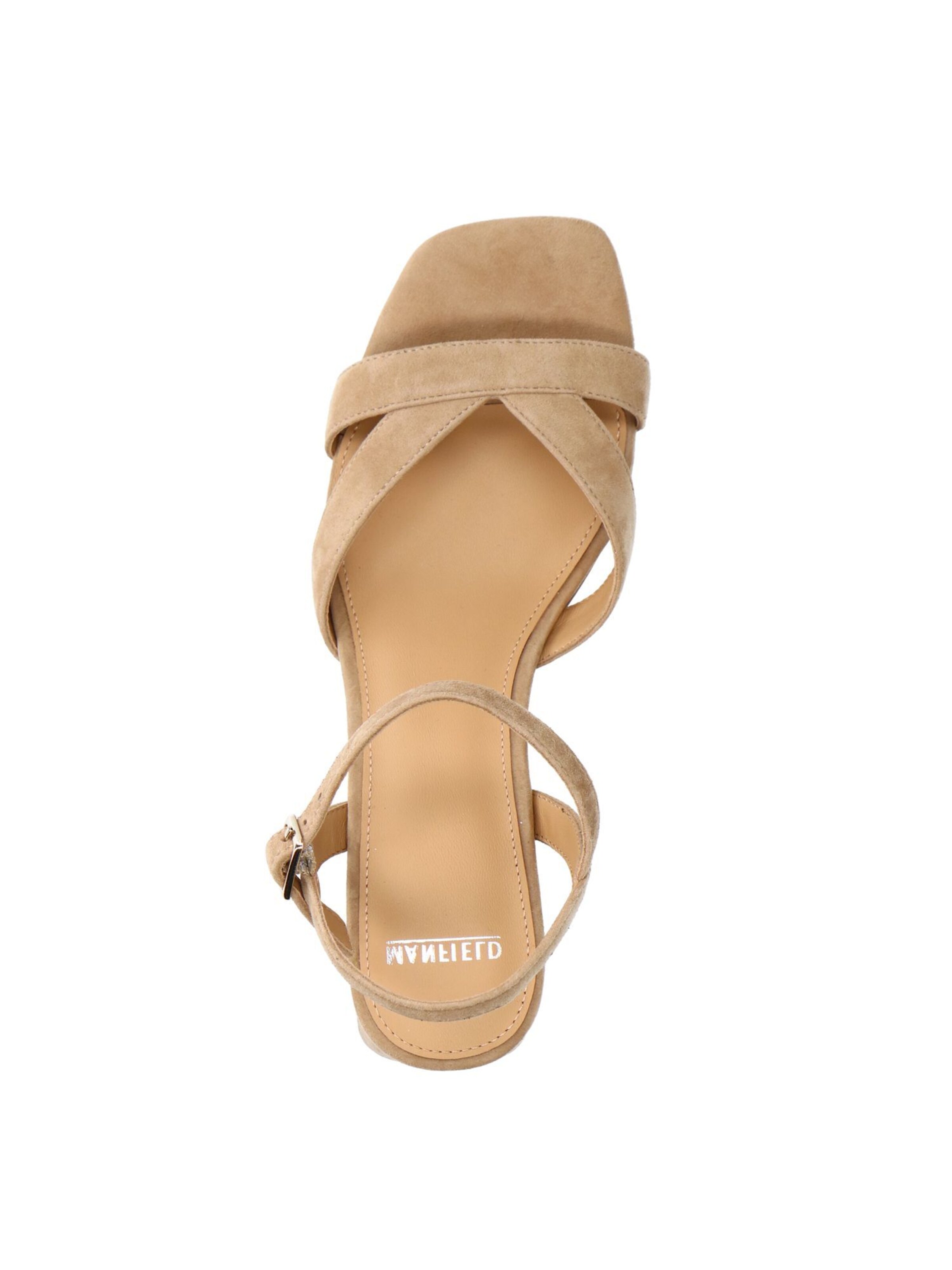 MANFIELD Sandale in Beige