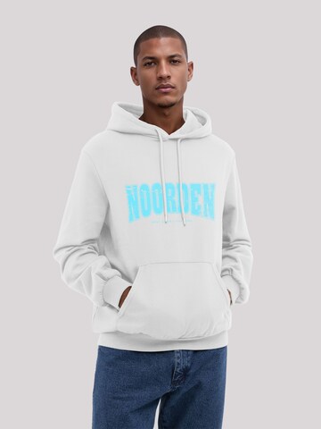Sweat-shirt 'Knut & Jan Hamburg' F4NT4STIC en blanc : devant