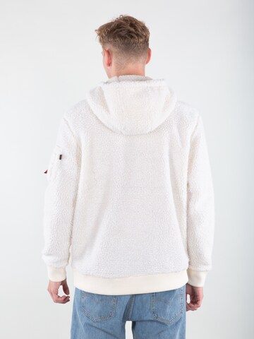 ALPHA INDUSTRIES Sweatshirt in White