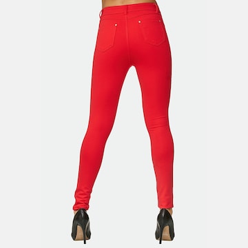 Skinny Jean Elara en rouge